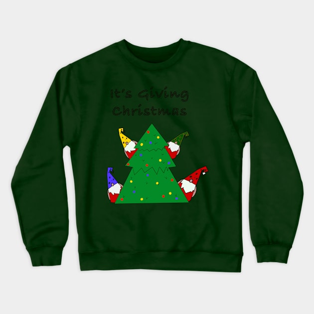 Gnome Christmas Crewneck Sweatshirt by Stephanie Kennedy 